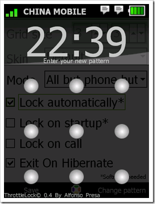 Throttle-Lock-password